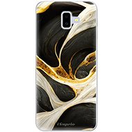 iSaprio Black and Gold pro Samsung Galaxy J6+ - Phone Cover
