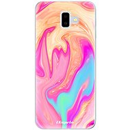 iSaprio Orange Liquid pro Samsung Galaxy J6+ - Phone Cover