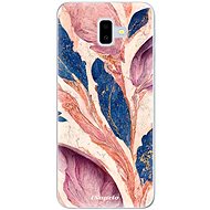 iSaprio Purple Leaves pro Samsung Galaxy J6+ - Phone Cover