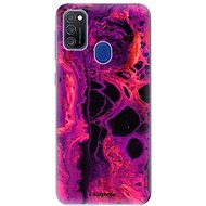 iSaprio Abstract Dark 01 pro Samsung Galaxy M21 - Phone Cover