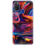iSaprio Abstract Paint 02 pro Samsung Galaxy M21 - Phone Cover
