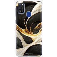iSaprio Black and Gold pro Samsung Galaxy M21 - Phone Cover