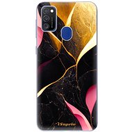 iSaprio Gold Pink Marble pro Samsung Galaxy M21 - Phone Cover