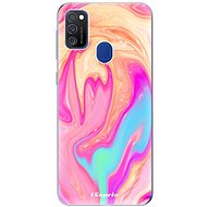 iSaprio Orange Liquid pro Samsung Galaxy M21 - Phone Cover