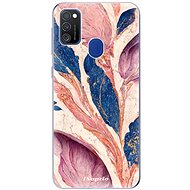 iSaprio Purple Leaves pro Samsung Galaxy M21 - Phone Cover