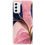 iSaprio Pink Blue Leaves pro Samsung Galaxy M52 5G - Phone Cover