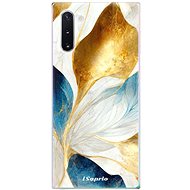 iSaprio Blue Leaves for Samsung Galaxy Note 10 - Phone Cover
