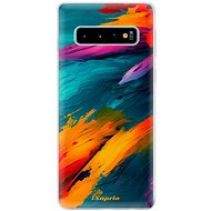 iSaprio Blue Paint pro Samsung Galaxy S10 - Phone Cover