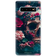 iSaprio Skull in Roses pro Samsung Galaxy S10 - Phone Cover