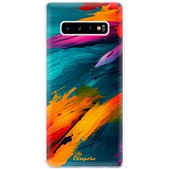 iSaprio Blue Paint pro Samsung Galaxy S10+ - Phone Cover