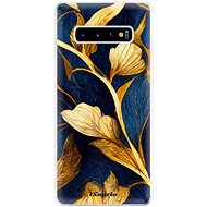 iSaprio Gold Leaves pro Samsung Galaxy S10+ - Phone Cover