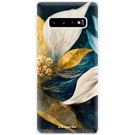 iSaprio Gold Petals pro Samsung Galaxy S10+ - Phone Cover