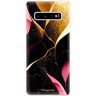iSaprio Gold Pink Marble pro Samsung Galaxy S10+ - Phone Cover