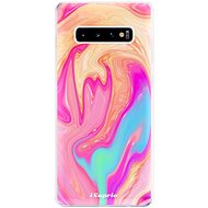 iSaprio Orange Liquid pro Samsung Galaxy S10+ - Phone Cover