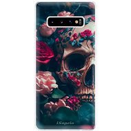 iSaprio Skull in Roses pro Samsung Galaxy S10+ - Phone Cover