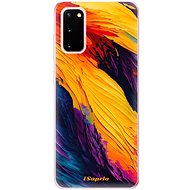 iSaprio Orange Paint pro Samsung Galaxy S20 - Phone Cover