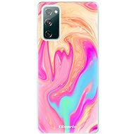 iSaprio Orange Liquid for Samsung Galaxy S20 FE - Phone Cover