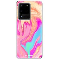 iSaprio Orange Liquid pro Samsung Galaxy S20 Ultra - Phone Cover