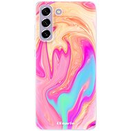 iSaprio Orange Liquid for Samsung Galaxy S21 FE 5G - Phone Cover