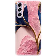 iSaprio Pink Blue Leaves for Samsung Galaxy S21 FE 5G - Phone Cover