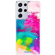 iSaprio Abstract Paint 03 pro Samsung Galaxy S21 Ultra - Phone Cover