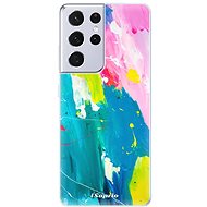 iSaprio Abstract Paint 04 pro Samsung Galaxy S21 Ultra - Phone Cover