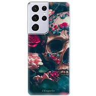 iSaprio Skull in Roses pro Samsung Galaxy S21 Ultra - Phone Cover