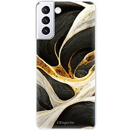 iSaprio Black and Gold pro Samsung Galaxy S21+ - Phone Cover