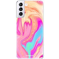 iSaprio Orange Liquid pro Samsung Galaxy S21+ - Phone Cover