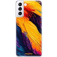 iSaprio Orange Paint pro Samsung Galaxy S21+ - Phone Cover
