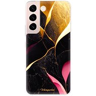 iSaprio Gold Pink Marble pro Samsung Galaxy S22 5G - Phone Cover