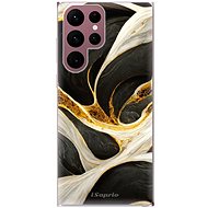 iSaprio Black and Gold for Samsung Galaxy S22 Ultra 5G - Phone Cover