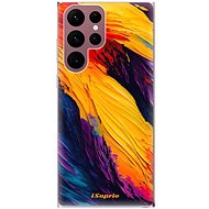 iSaprio Orange Paint pro Samsung Galaxy S22 Ultra 5G - Phone Cover