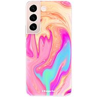 iSaprio Orange Liquid for Samsung Galaxy S22+ 5G - Phone Cover