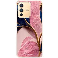 iSaprio Pink Blue Leaves pro Vivo V23 5G - Phone Cover