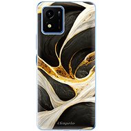 iSaprio Black and Gold pro Vivo Y01 - Phone Cover