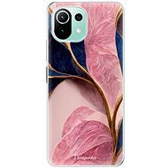 iSaprio Pink Blue Leaves pro Xiaomi Mi 11 Lite - Phone Cover
