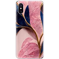 iSaprio Pink Blue Leaves pro Xiaomi Mi 8 Pro - Phone Cover