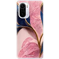 iSaprio Pink Blue Leaves pro Xiaomi Poco F3 - Phone Cover