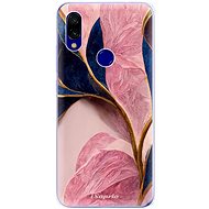 iSaprio Pink Blue Leaves pro Xiaomi Redmi 7 - Phone Cover