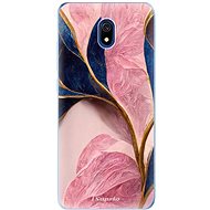 iSaprio Pink Blue Leaves pro Xiaomi Redmi 8A - Phone Cover