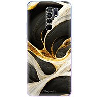 iSaprio Black and Gold pro Xiaomi Redmi 9 - Phone Cover