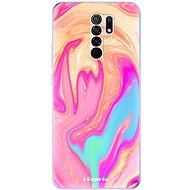 iSaprio Orange Liquid pro Xiaomi Redmi 9 - Phone Cover