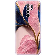 iSaprio Pink Blue Leaves pro Xiaomi Redmi 9 - Phone Cover
