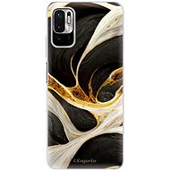 iSaprio Black and Gold pro Xiaomi Redmi Note 10 5G - Phone Cover