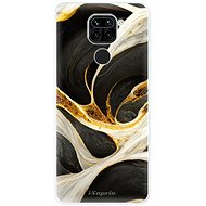iSaprio Black and Gold for Xiaomi Redmi Note 9 - Phone Cover