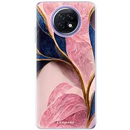 iSaprio Pink Blue Leaves pro Xiaomi Redmi Note 9T - Phone Cover