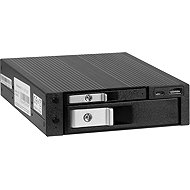 Inter-Tech ST-7227U for 2.5"/3.5" SATA to 5.25" position - Disk Adapter