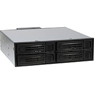 Inter-Tech ST-5244 für 4x 2,5"-Laufwerke in 5,25"-Einbauschacht - Festplatten-Rahmen