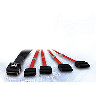 Inter-Tech (SFF-8087) Mini-SAS to 4x SATA, 1m - Adapter
